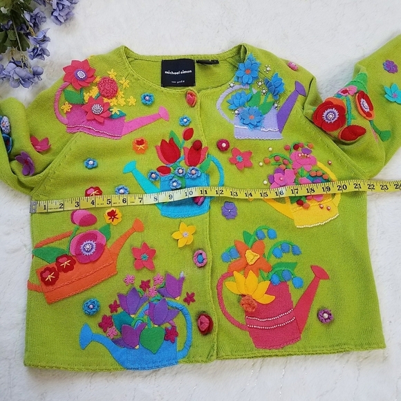 Michael Simon New York Vintage Garden Cardigan - Picture 3 of 8